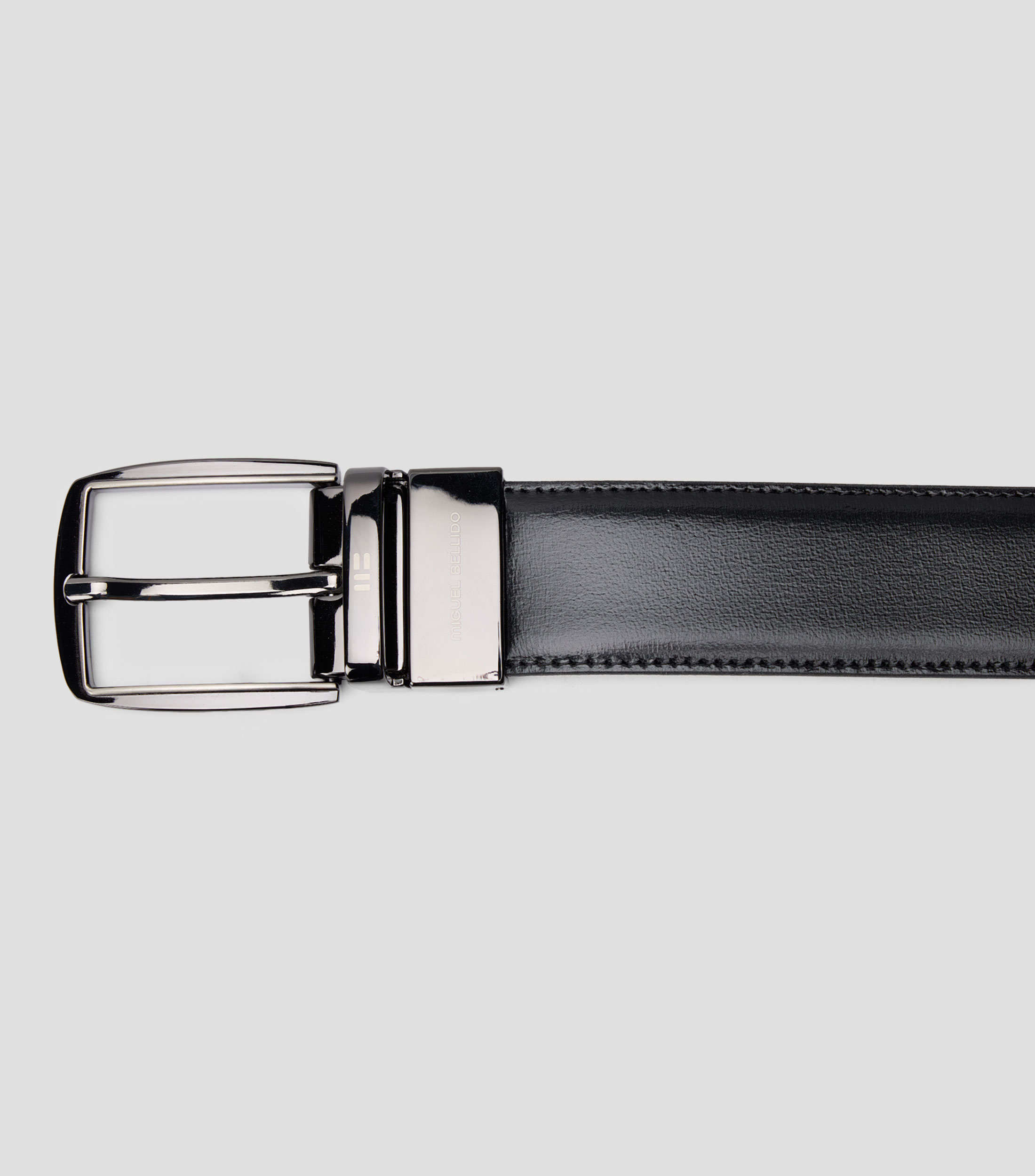 Cinturón Reversible en Piel de Vestir Hombre